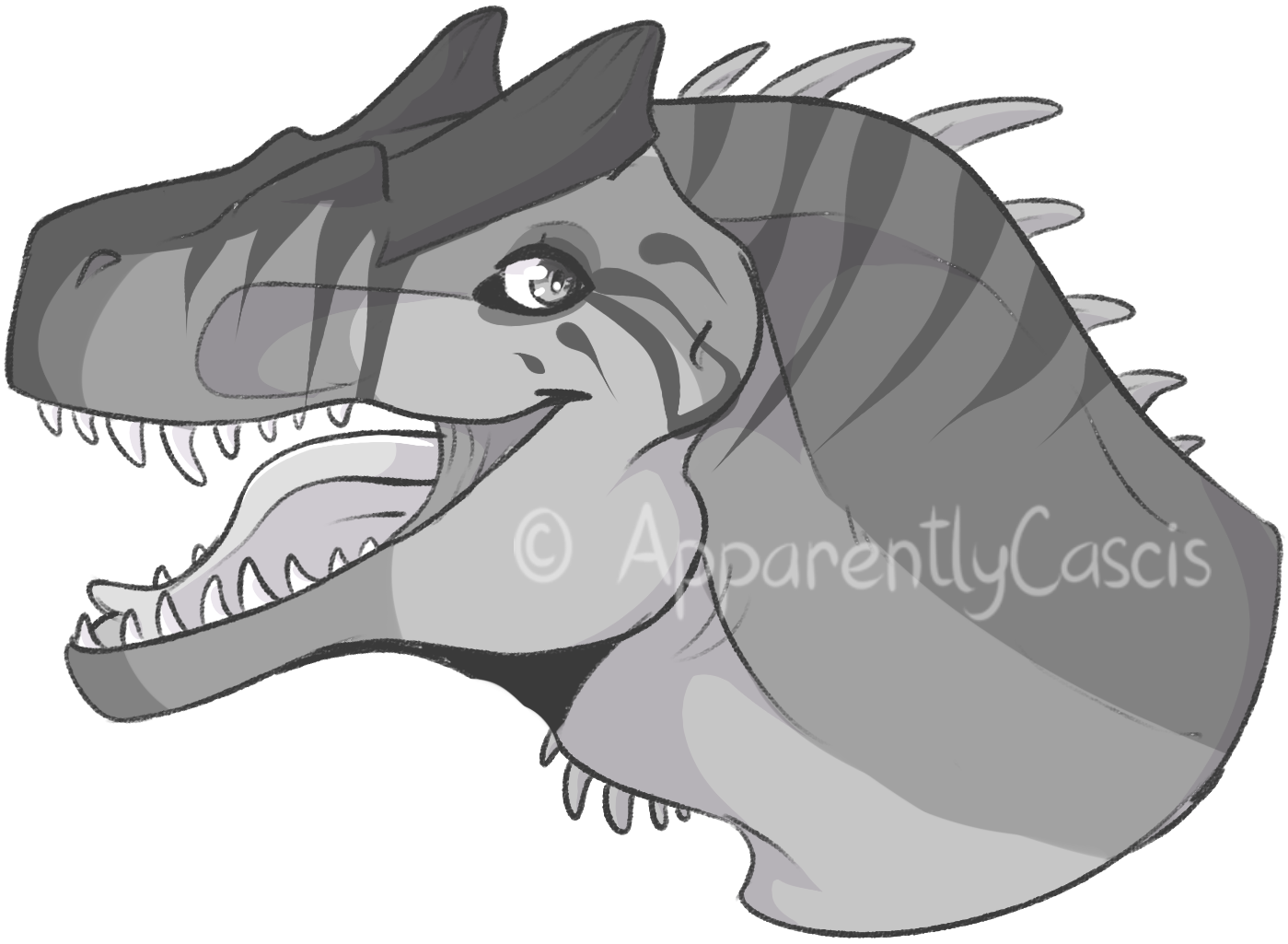 Sketchy Allosaur Headshot